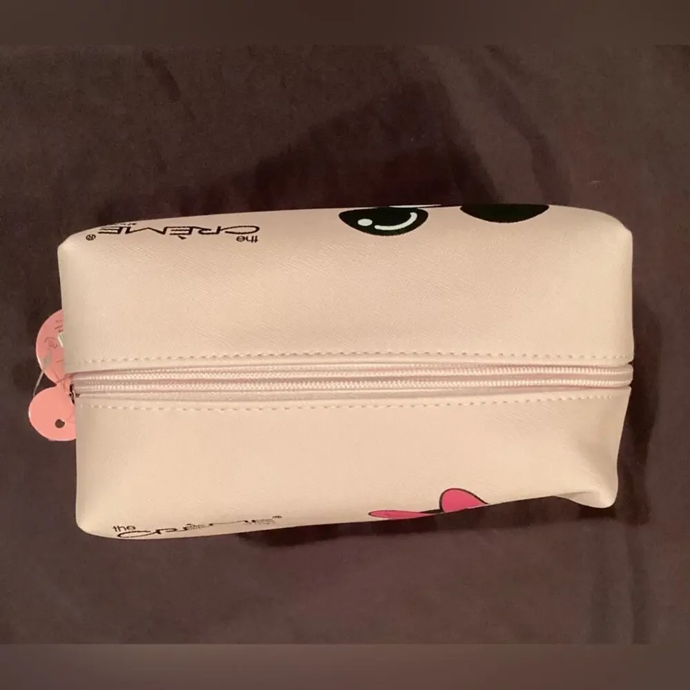 NWT Crème Disney Mickey & Minnie Mouse Makeup Bag cosmetic travel bag